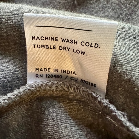 Pact Womens Airplane Open Front Cardigan XL/XXL Gray Oversized Organic Travel - Picture 9 of 9